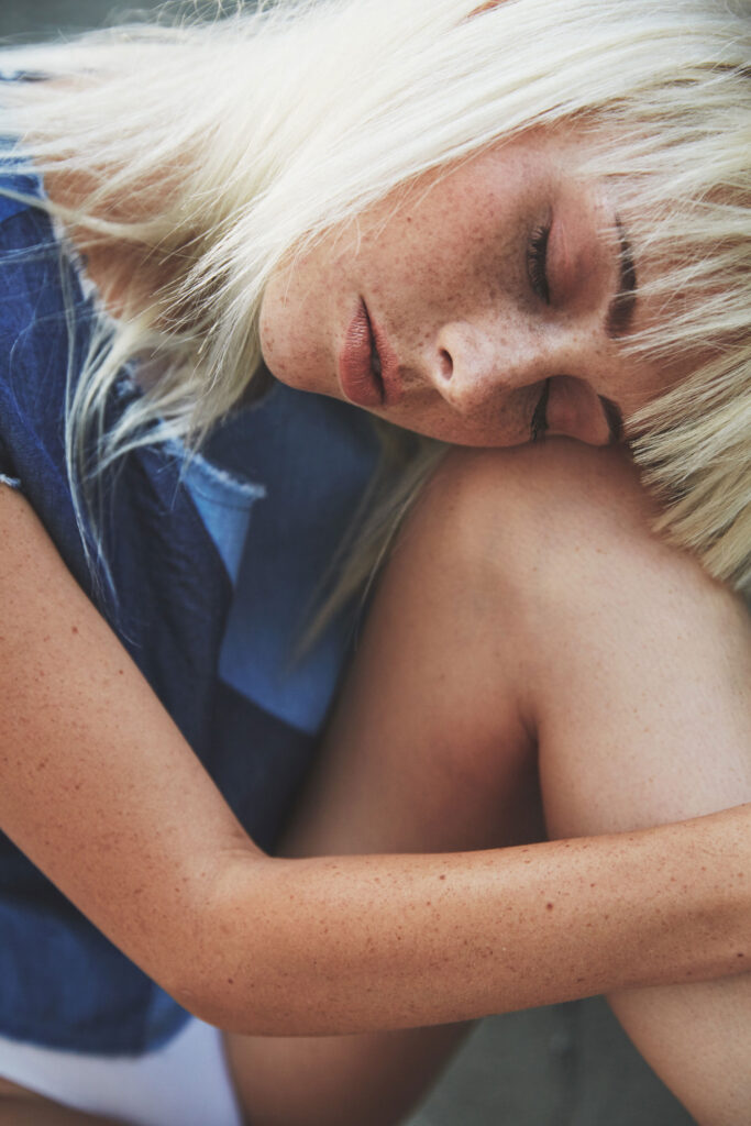 Bleu Archbold for studio portrait photography at The Forge, editorial portrait shoot
